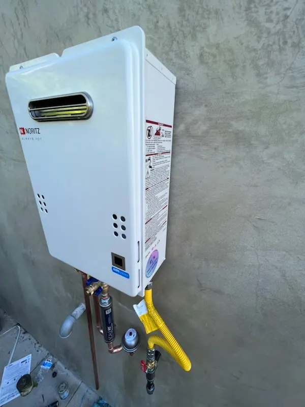 Tankless water heater installation for Yardley Village homes