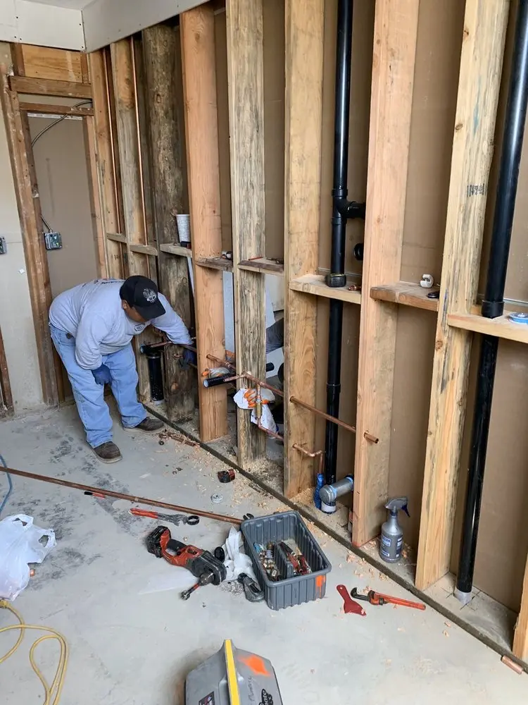 Commercial rough-in plumbing for Trenchless Sewer Repair in Yardley Village